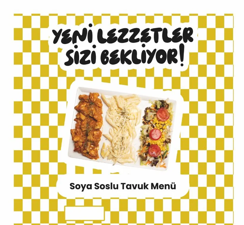 Soya Soslu Tavuk Menü